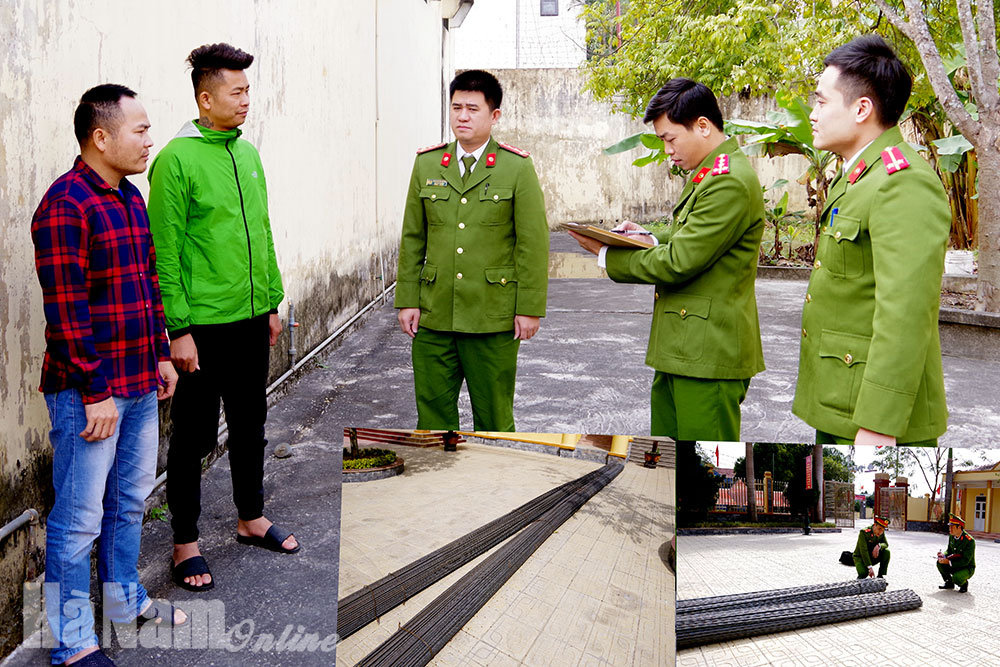 Bắt 2 đối tượng trộm cắp hơn 06 tấn sắt xây dựng
