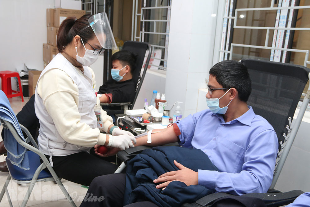 Đoàn Khối các cơ quan tỉnh tổ chức chương trình Hiến máu tình nguyện năm 2021
