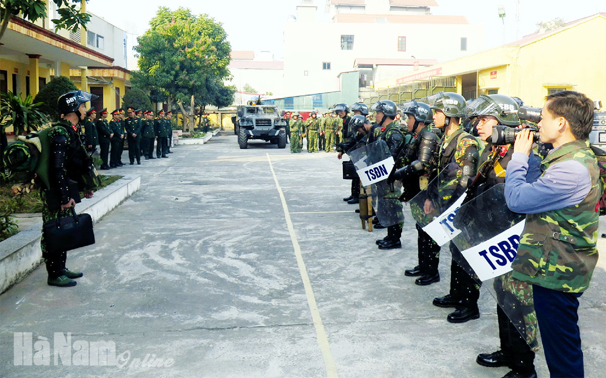 Lực lượng vũ trang tỉnh thi đua quyết thắng chào mừng Đại hội đại biểu toàn quốc lần thứ XIII của Đảng