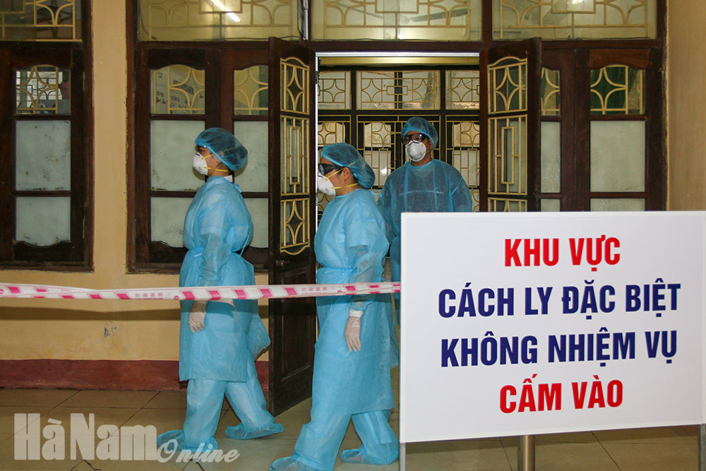Hà Nam có 4 trường hợp F1, kết quả xét nghiệm lần 1 đều âm tính