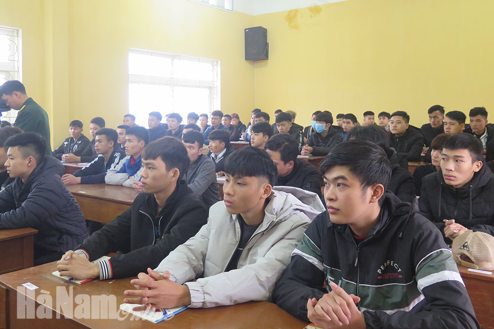Thanh niên Hà Nam sẵn sàng lên đường nhập ngũ