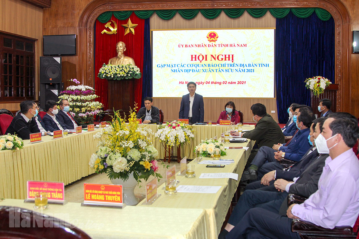 UBND tỉnh gặp mặt các cơ quan báo chí trên địa bàn tỉnh