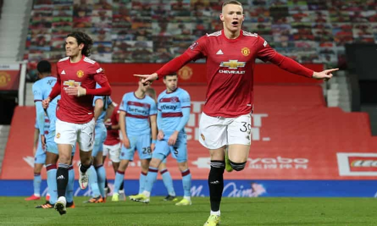 McTominay xé lưới West Ham trong hiệp phụ, MU vào tứ kết FA Cup