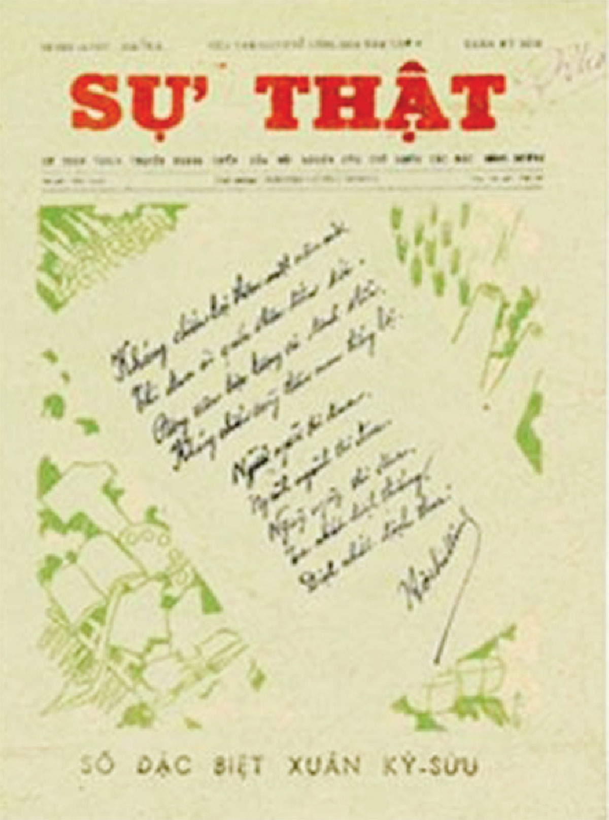 Hai bài thơ chúc Tết năm Sửu của Chủ tịch Hồ Chí Minh