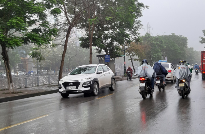 Không khí lạnh gây mưa ở Bắc Bộ, Bắc Trung Bộ