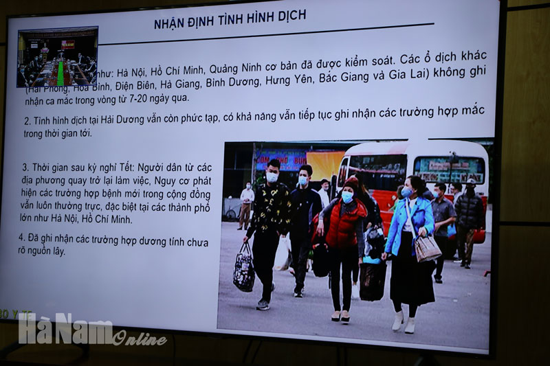 Hội nghị giao ban trực tuyến công tác phòng chống dịch Covid - 19