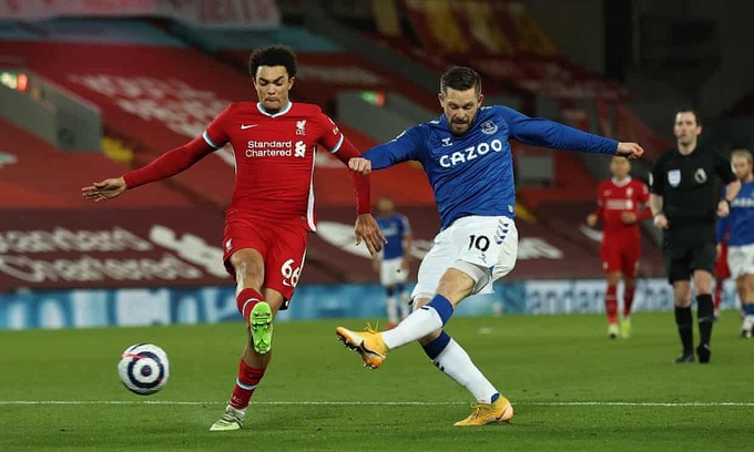 Liverpool thua trận thứ tư liên tiếp ở Anfield