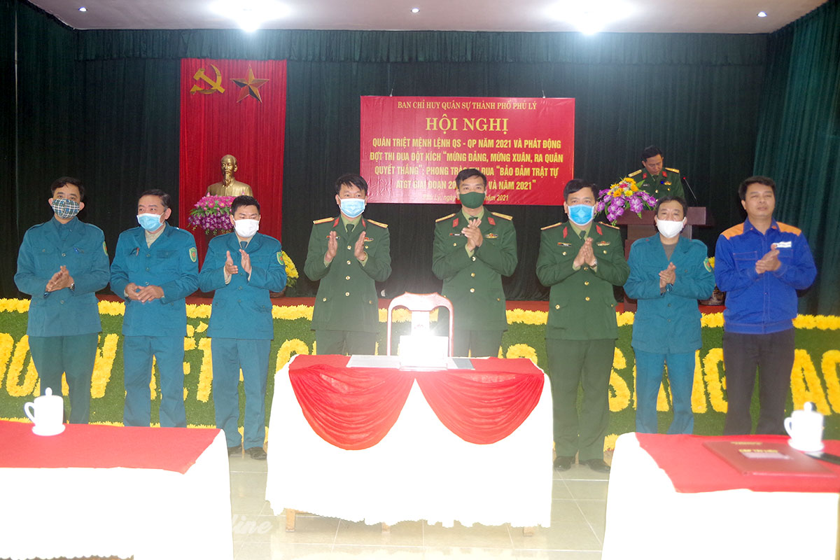 Ban CHQS thành phố Phủ Lý, huyện Kim Bảng sẵn sàng cho công tác huấn luyện năm 2021