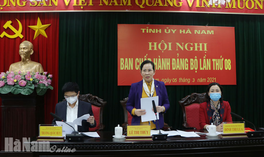 BCH Đảng bộ tỉnh thông qua các nội dung trình Kỳ họp chuyên đề HĐND tỉnh