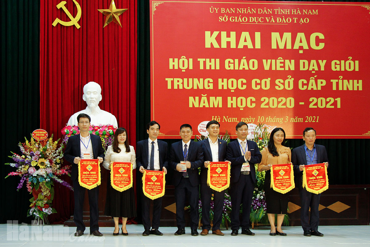 Khai mạc Hội thi giáo viên dạy giỏi cấp THCS tỉnh Hà Nam năm học 2020- 2021