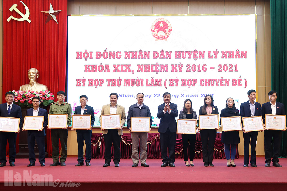 HĐND huyện Lý Nhân tổng kết hoạt động nhiệm kỳ 2016 – 2021