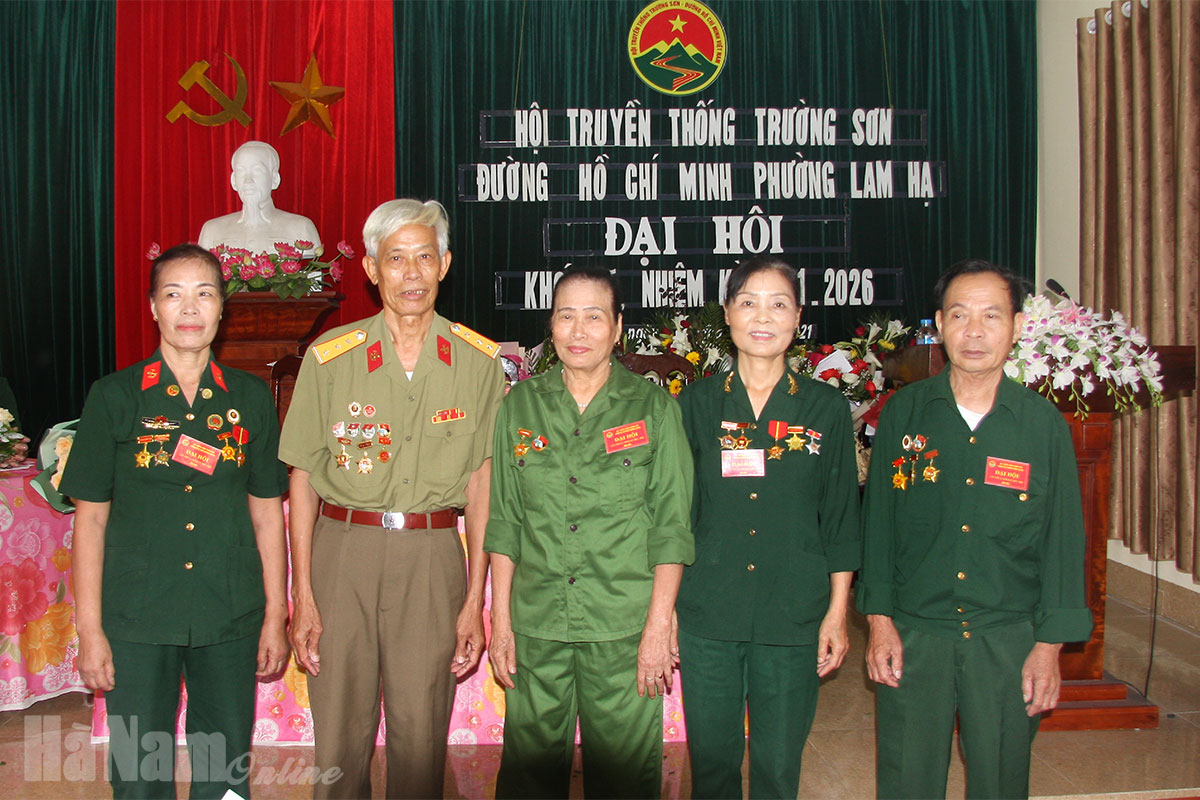 Đại hội Hội Truyền thống Trường Sơn đường Hồ Chí Minh phường Lam Hạ lần thứ II