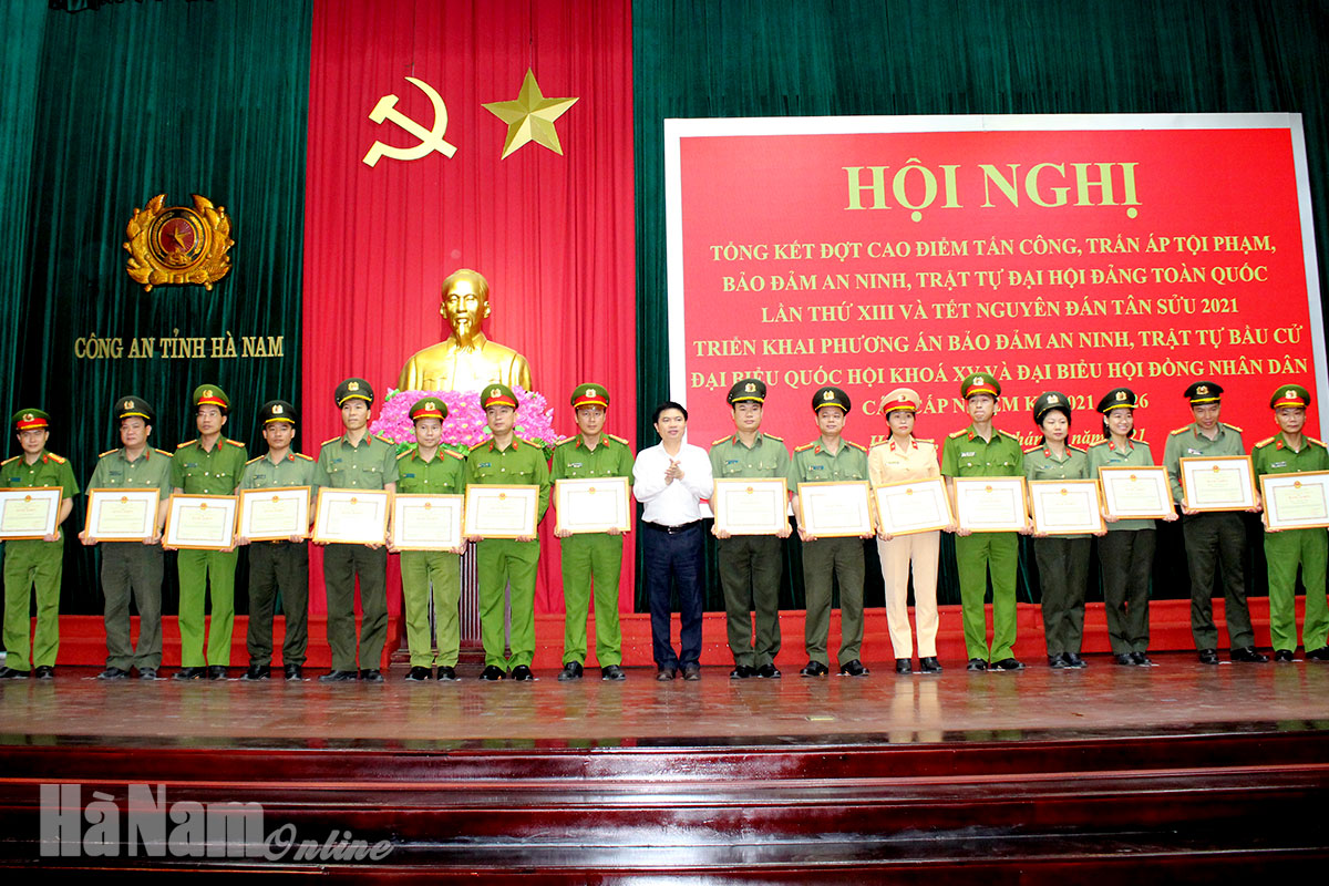 Công an tỉnh tổng kết đợt cao điểm tấn công trấn áp tội phạm