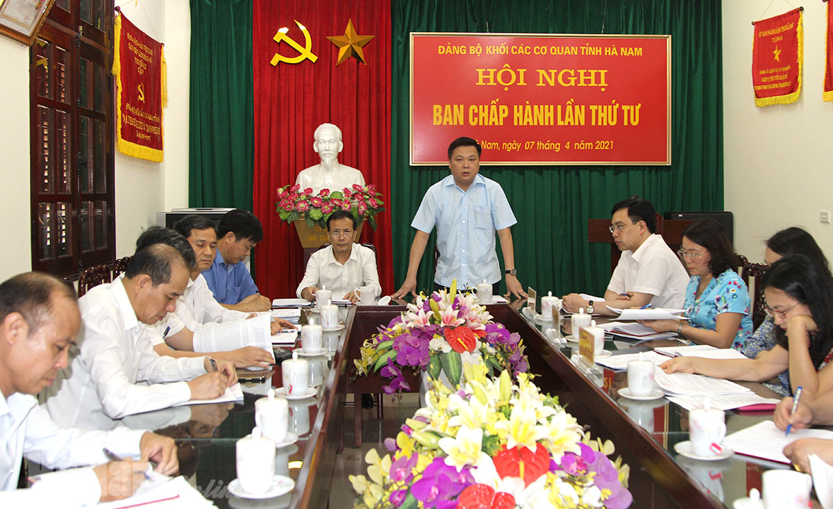 Đảng ủy Khối các cơ quan tỉnh triển khai nhiệm vụ trọng tâm quý II