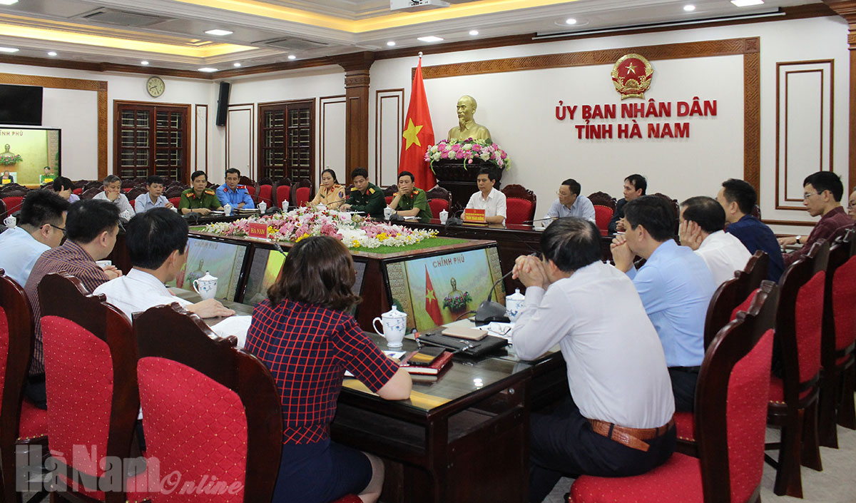 Hội nghị trực tuyến đánh giá kết quả công tác đảm bảo TT ATGT quý I