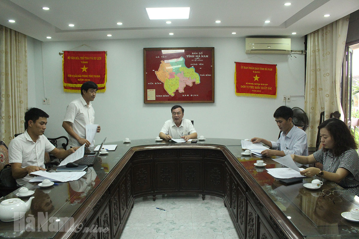 Họp Ban tổ chức Giải Bóng bàn Cúp các câu lạc bộ năm 2021