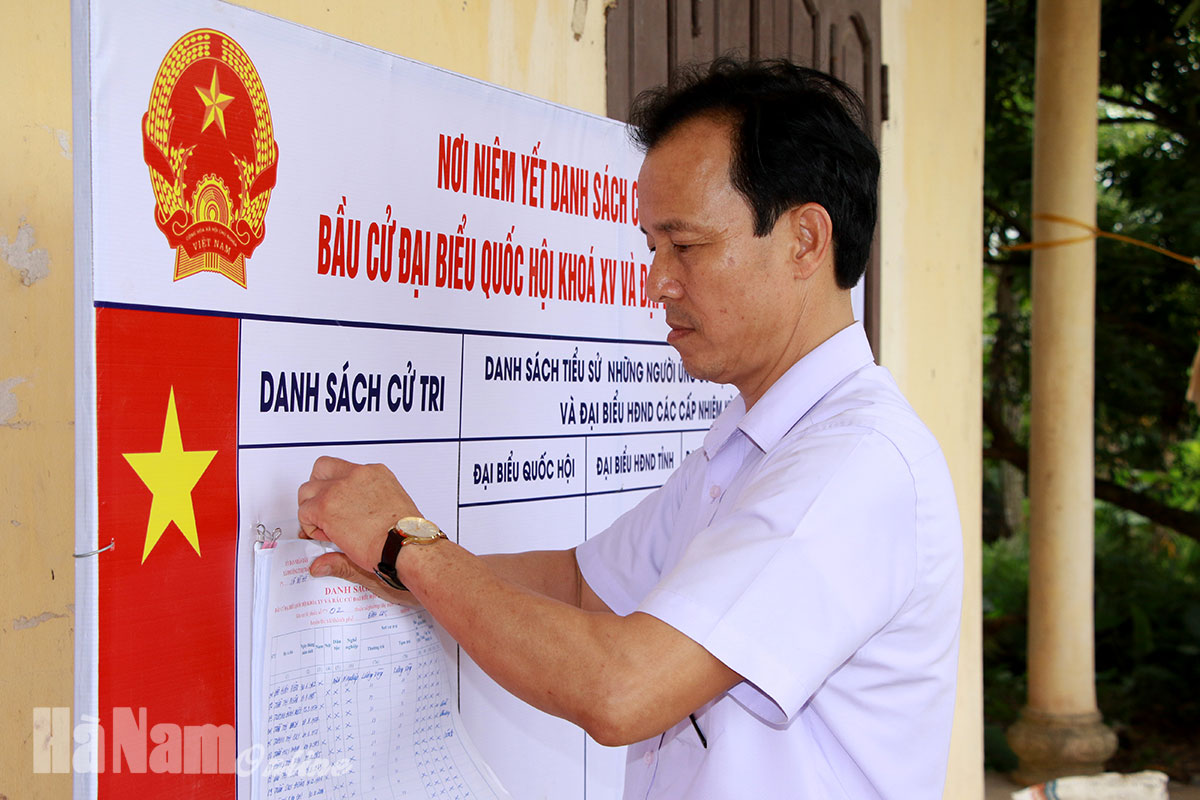 Bình Lục tăng cường công tác tuyên truyền bầu cử