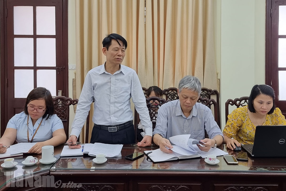 Đoàn kiểm tra liên ngành ATTP tỉnh làm việc tại thành phố Phủ Lý