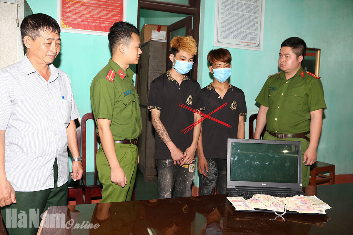 Công an huyệnThanh Liêm bắt hai đối tượng gây ra hàng chục vụ trộm cắp tài sản