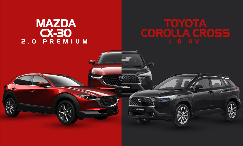 Mazda CX-30 hay Toyota Corolla Cross - cuộc chiến crossover lỡ cỡ
