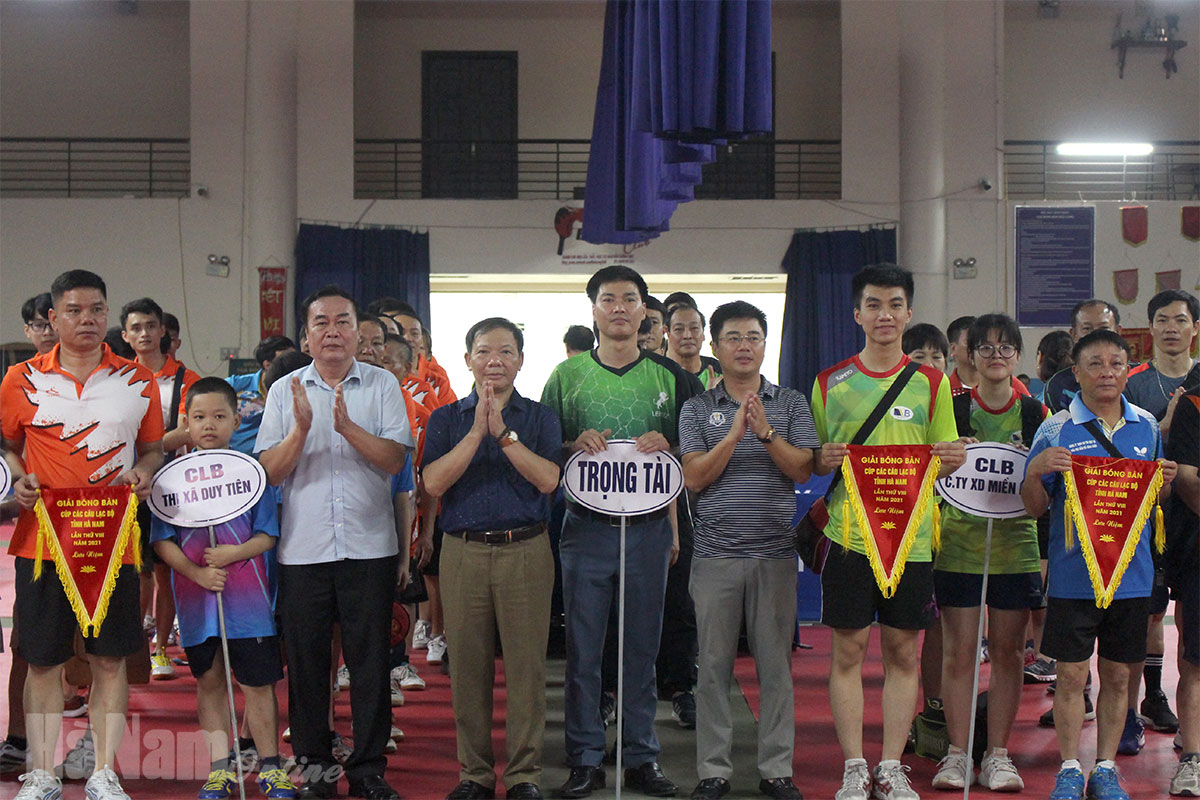 Khai mạc Giải Bóng bàn Cúp các câu lạc bộ năm 2021