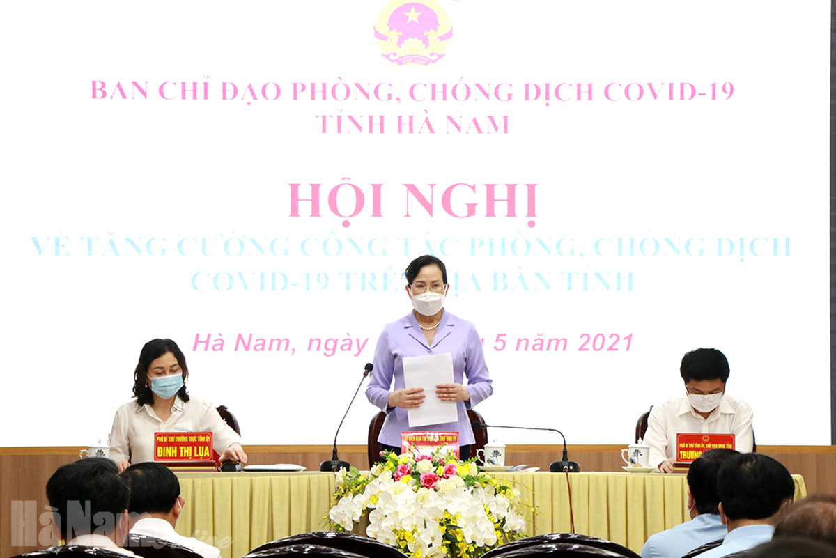 Phòng chống Covid-19: Hà Nam quyết liệt truy vết F1 triệt để; Xử phạt hành chính, nếu đủ căn cứ sẽ xử lý hình sự bệnh nhân 2899 ở Đạo Lý, yêu cầu kiểm điểm Trưởng trạm Y tế xã Đạo Lý để xem xét kỷ luật'