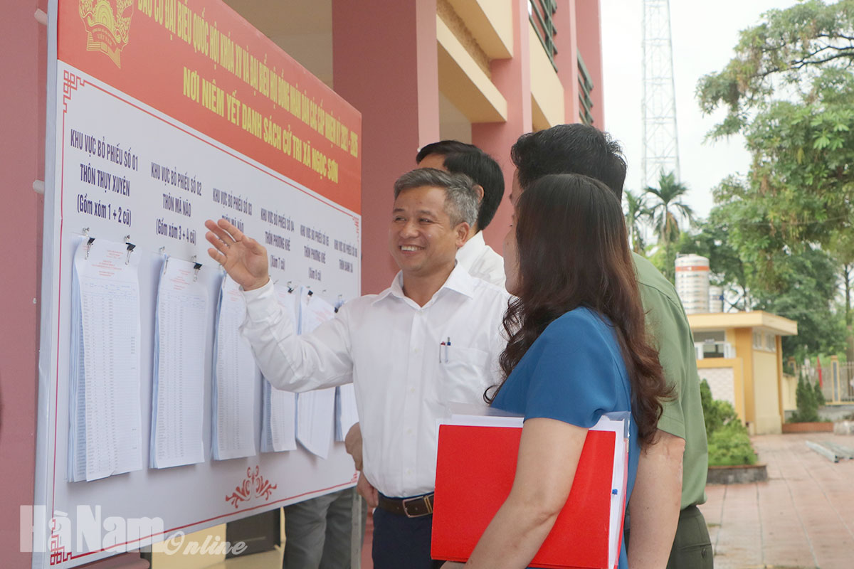 Kim Bảng bảo đảm tốt các điều kiện phục vụ bầu cử