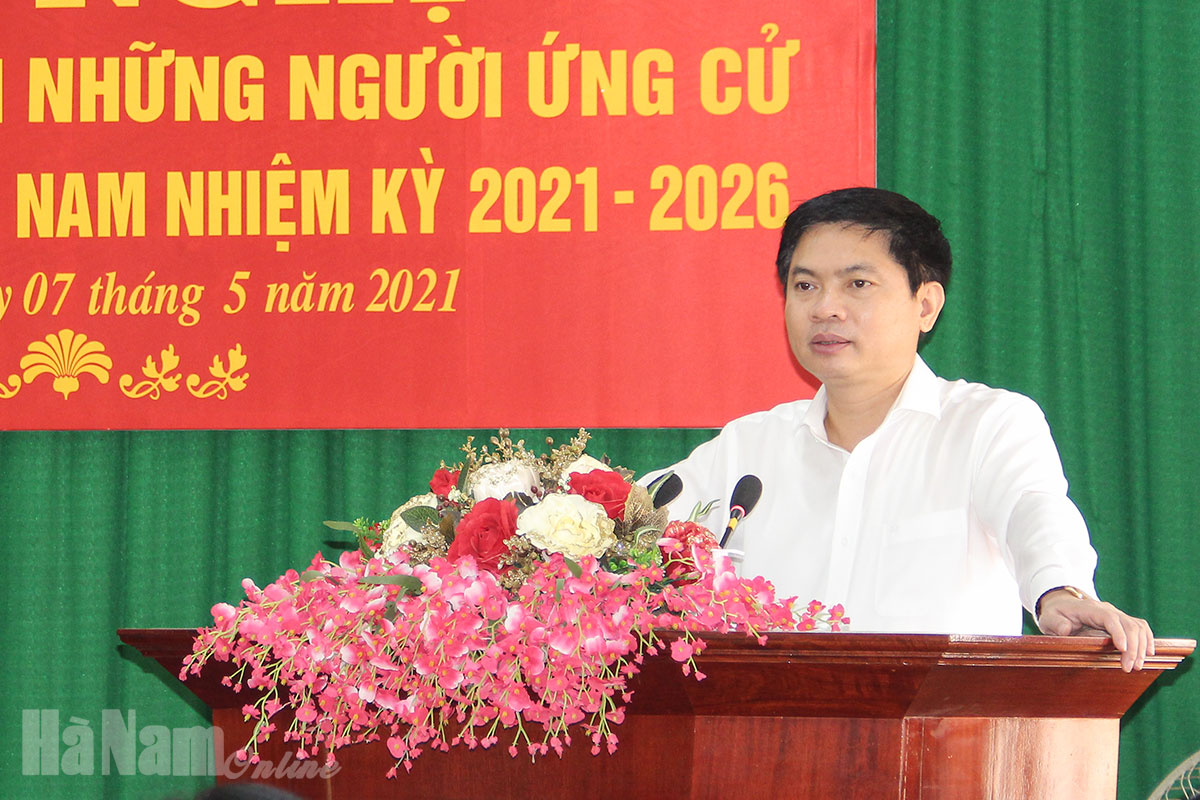 Chương trình hành động ứng cử đại biểu Quốc hội khóa XV của đồng chí Chủ tịch UBND tỉnh Trương Quốc Huy