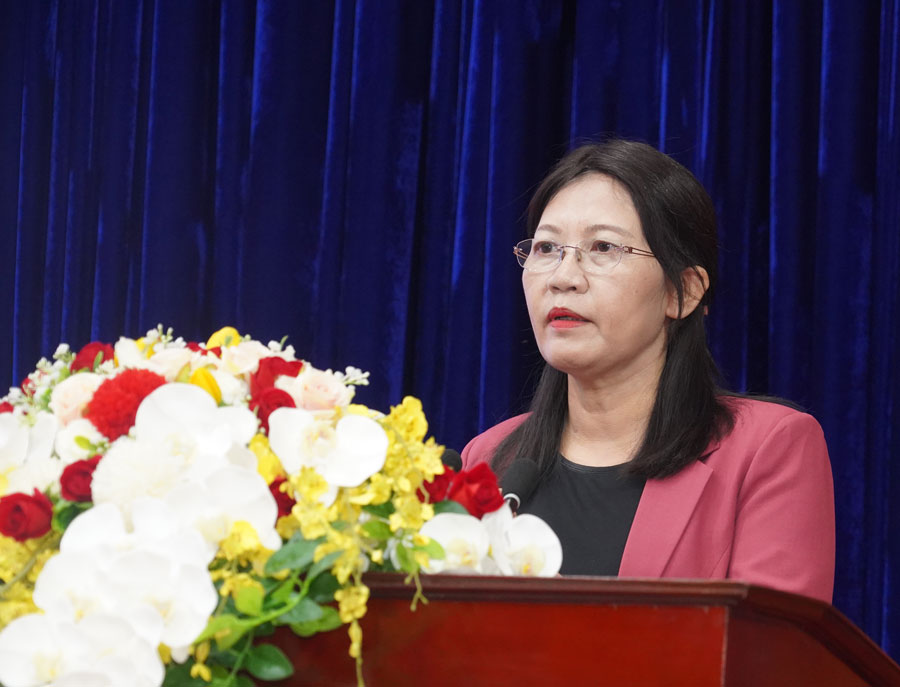 Toàn văn bài phát biểu về Chương trình hành động ứng cử đại biểu Quốc hội khóa XV của đồng chí Lê Thị Nga