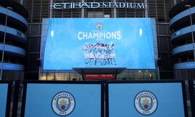 Man City vô địch Ngoại hạng Anh