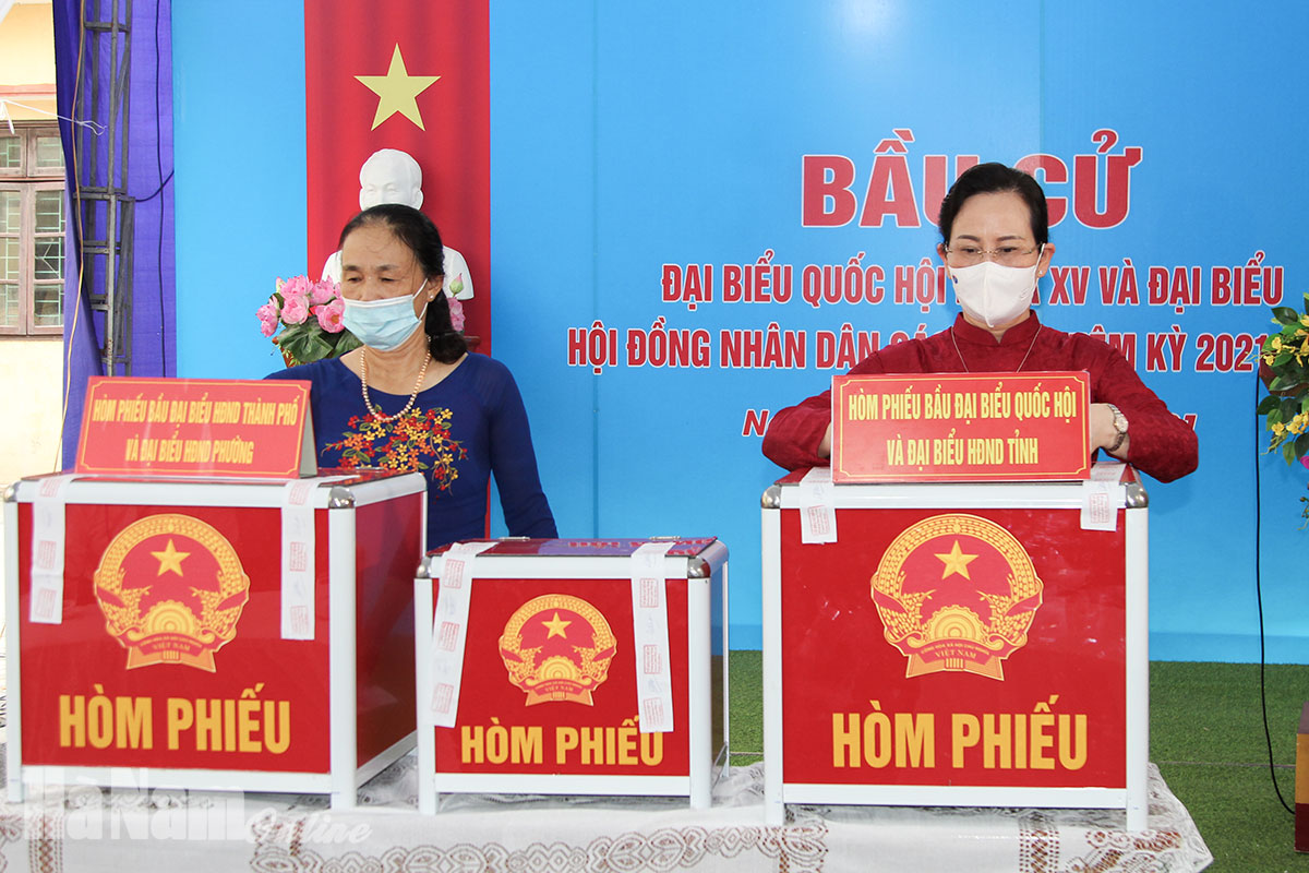 99,47% cử tri Hà Nam đi bầu cử đại biểu Quốc hội khóa XV và đại biểu HĐND các cấp nhiệm kỳ 2021-2026