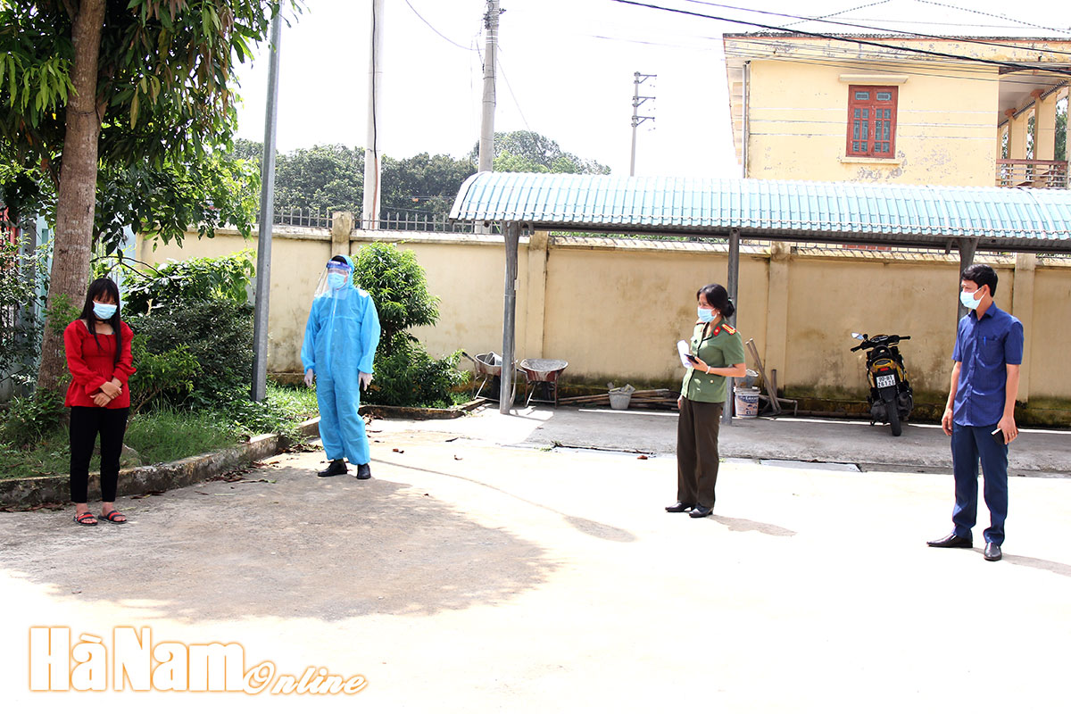 Công an thành phố Phủ Lý bắt giữ trường hợp trốn khỏi khu vực cách ly tập trung