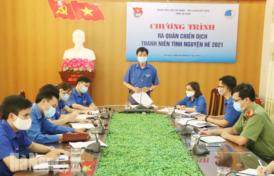 Ra quân chiến dịch Thanh niên tình nguyện hè 2021