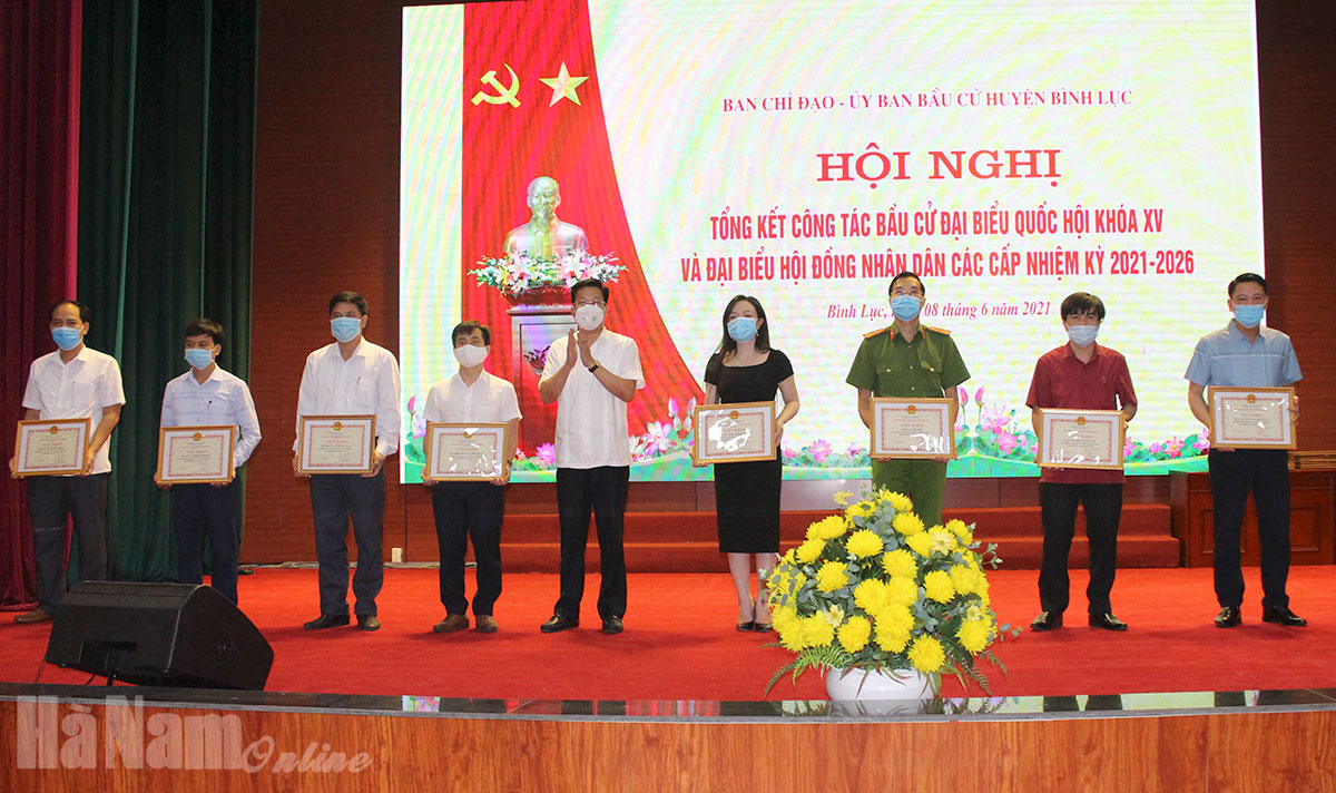 Bình Lục tổng kết công tác bầu cử ĐBQH và HĐND các cấp nhiệm kỳ 2021-2026