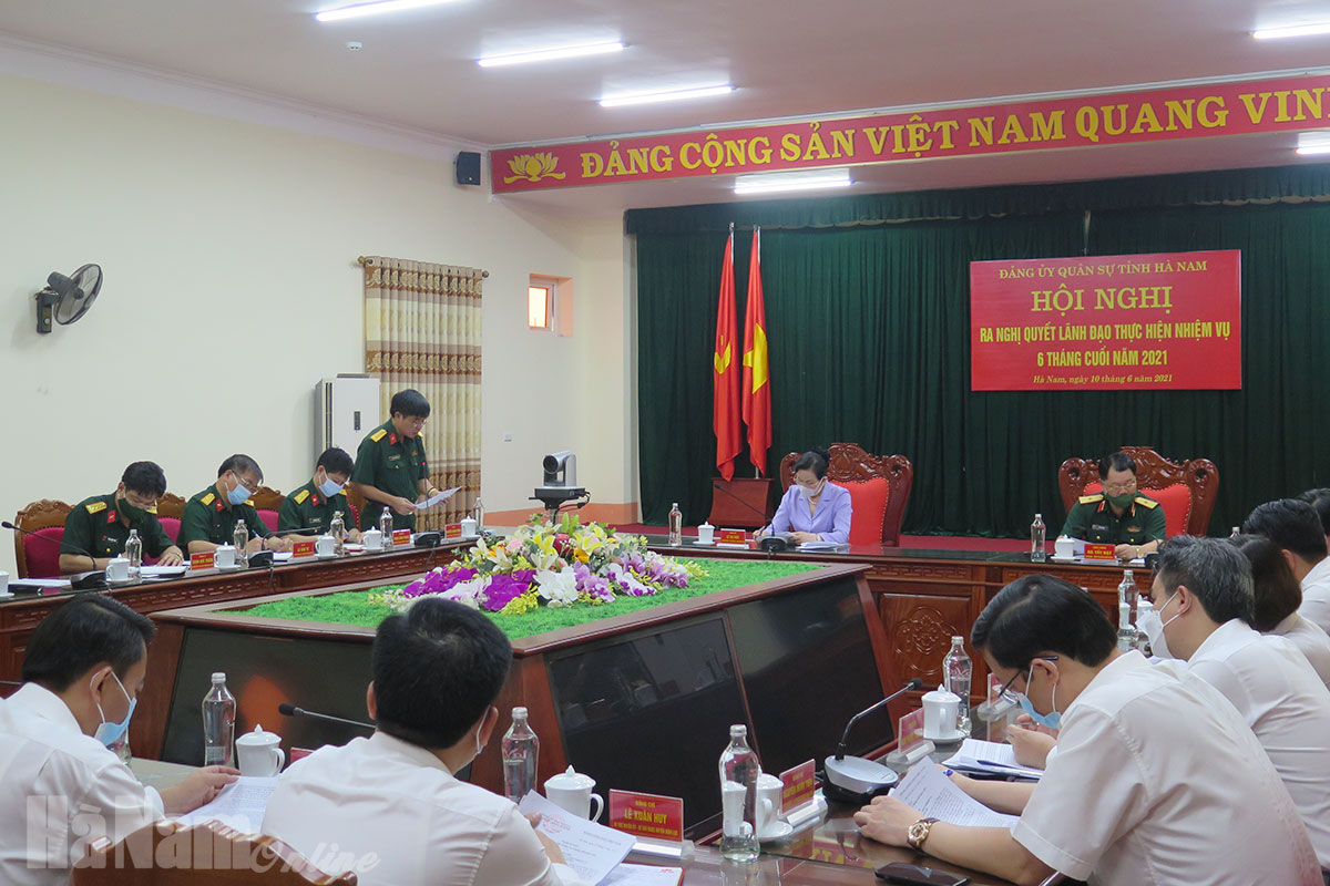 ĐUQS tỉnh ra nghị quyết lãnh đạo thực hiện nhiệm vụ 6 tháng cuối năm