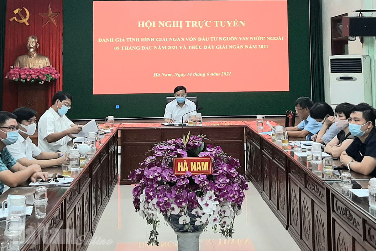 Bộ Tài chính tổ chức hội nghị trực tuyến giải ngân vốn đầu tư công nguồn vay nước ngoài với các địa phương