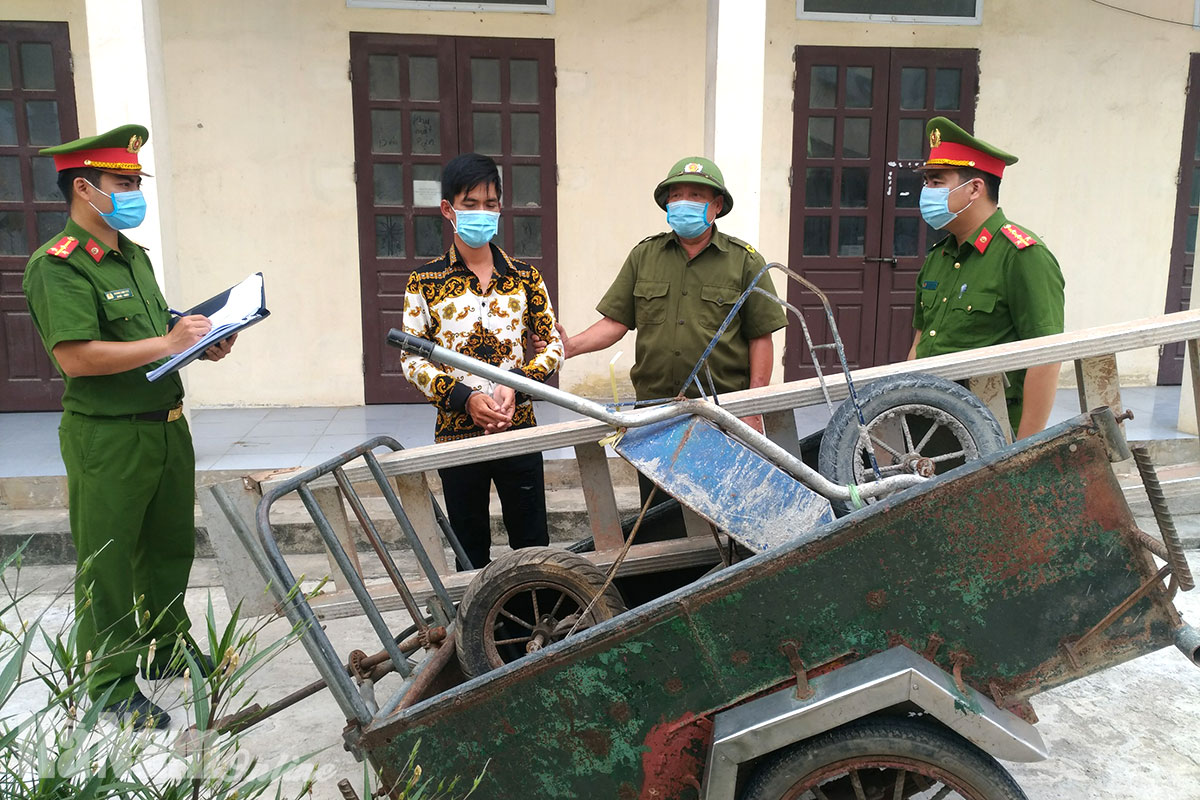 Công an xã ở Thanh Liêm bắt 2 đối tượng gây ra 20 vụ trộm cắp tài sản