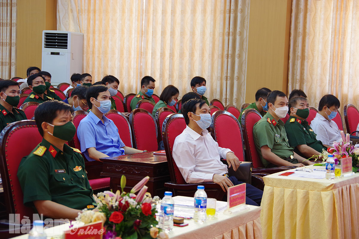 Thị xã Duy Tiên quán triệt, giao nhiệm vụ, tập huấn diễn tập năm 2021