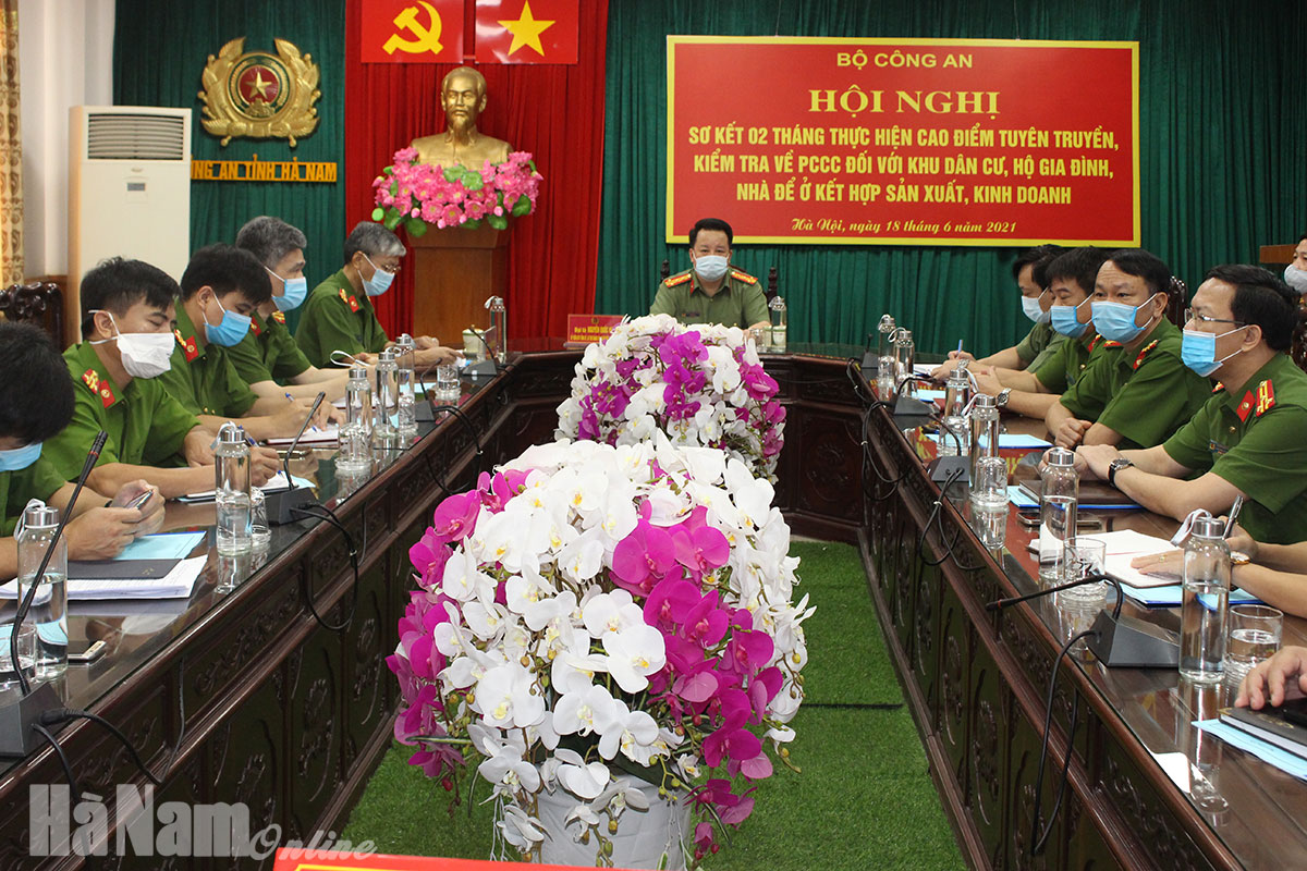 Sơ kết đợt cao điểm PCCC đối với khu dân cư, hộ gia đình kết hợp sản xuất kinh doanh