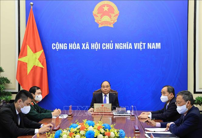 Chủ tịch nước Nguyễn Xuân Phúc điện đàm với Tổng Thư ký Liên hợp quốc Antonio Guterres