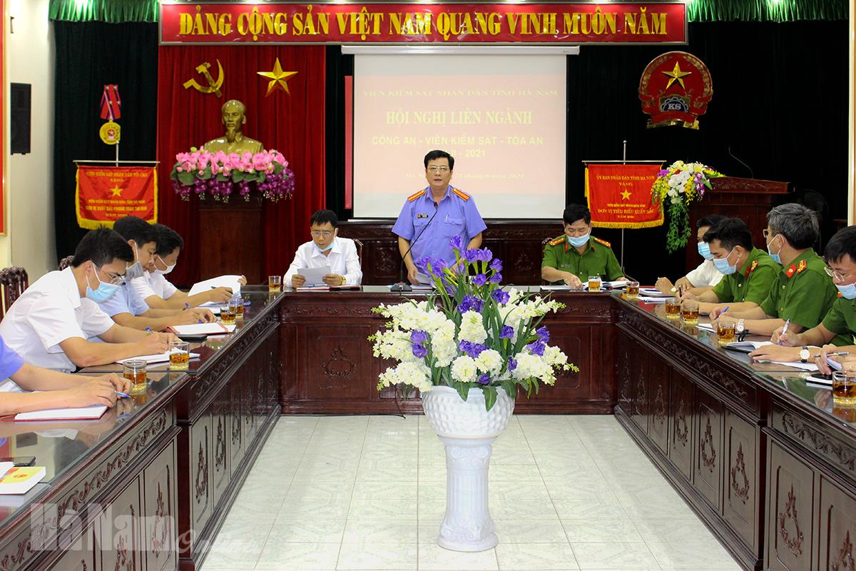 Ba ngành làm án tỉnh triển khai nhiệm vụ trọng tâm công tác quý III