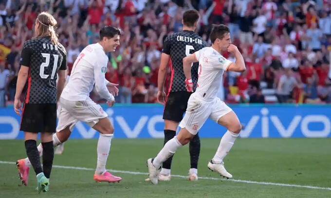 Tây Ban Nha hạ Croatia trong hiệp phụ, Thuỵ Sĩ loại Pháp khỏi Euro