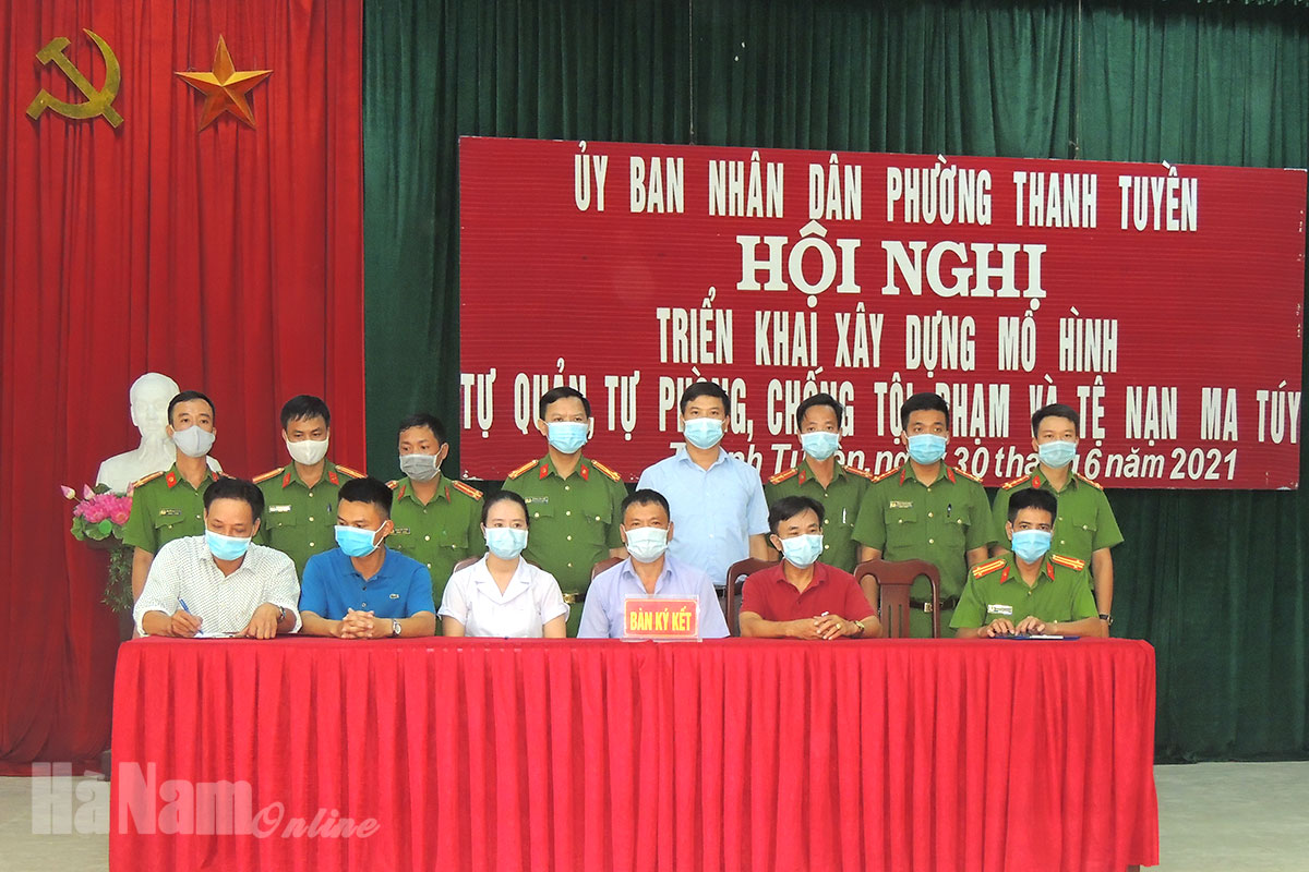 Triển khai xây dựng mô hình tự quản, tự phòng chống tội phạm và tệ nạn ma túy