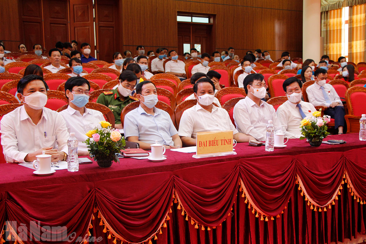 Kỳ họp thứ nhất HĐND huyện Bình Lục khóa XX, nhiệm kỳ 2021-2026