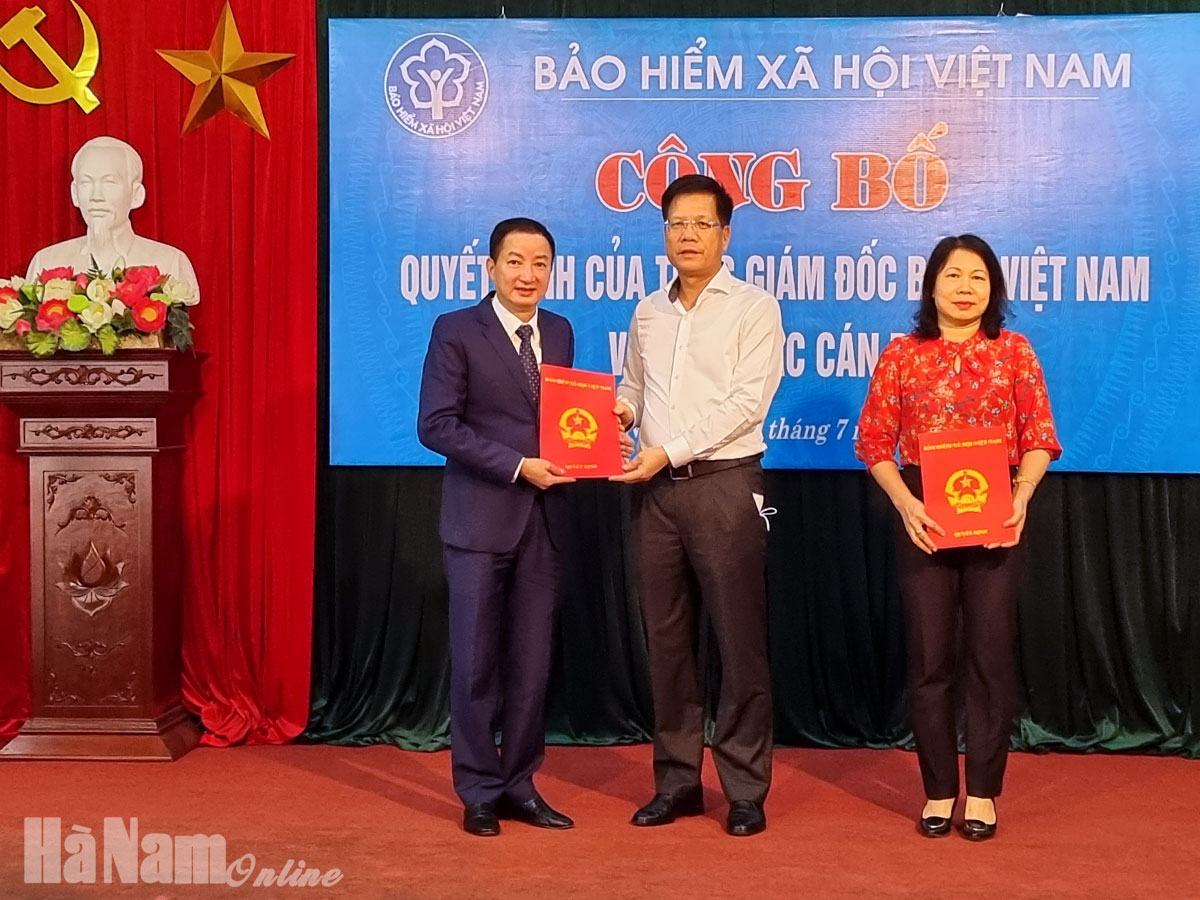 Phó Vụ trưởng Vụ Tổ chức cán bộ BHXH Việt Nam giữ chức Giám đốc BHXH tỉnh Hà Nam