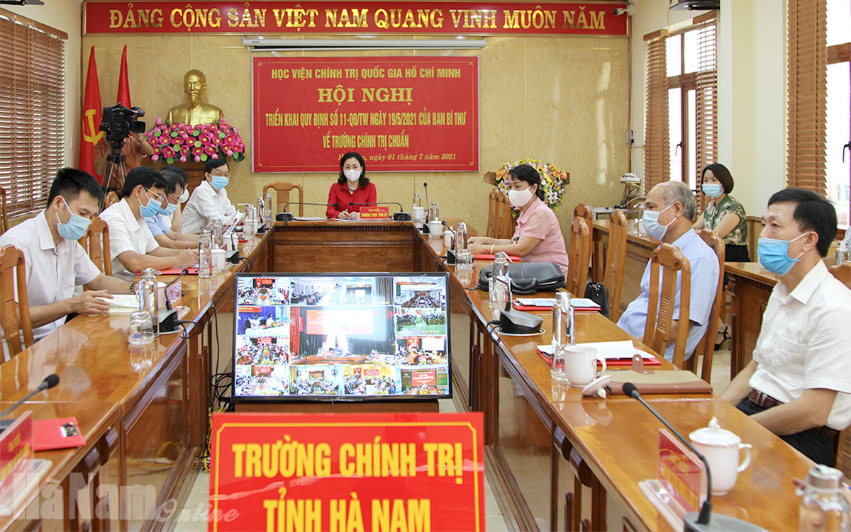 Triển khai thực hiện Quy định số 11 của Ban Bí thư về trường chính trị chuẩn