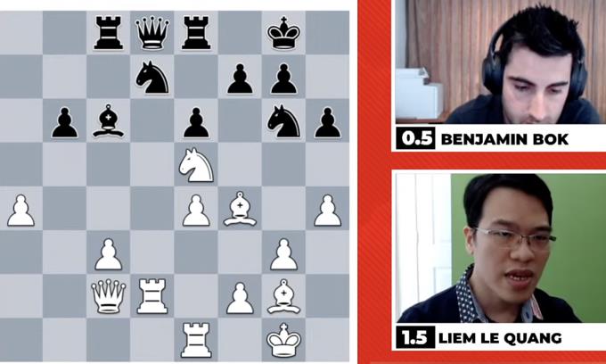 Quang Liêm vào bán kết Banter Blitz