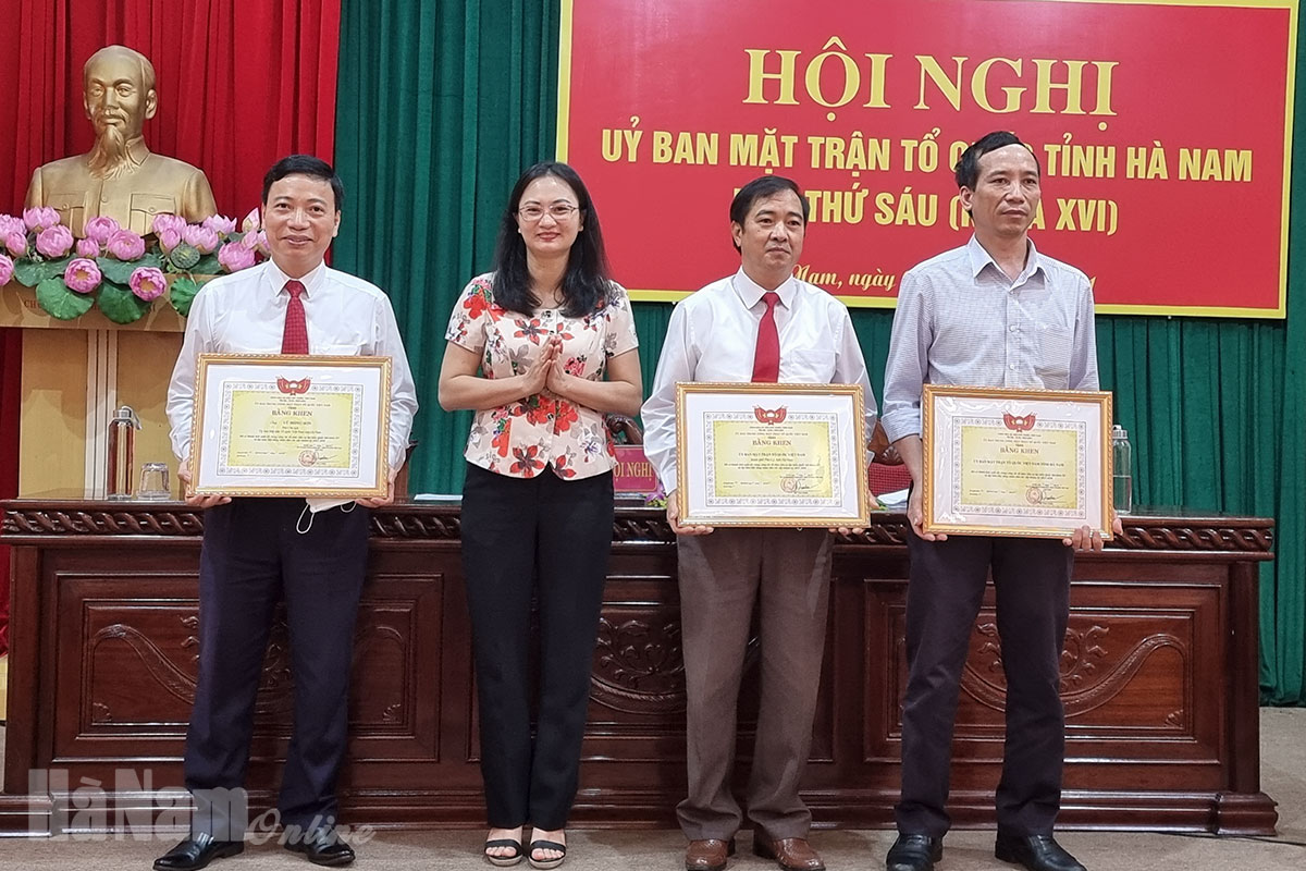 Hội nghị Ủy ban Mặt trận Tổ quốc tỉnh lần thứ 6 (khóa XVI)