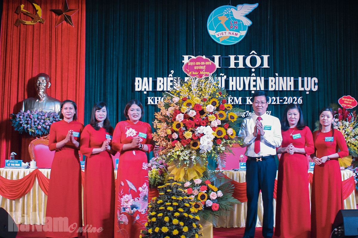 Đại hội đại biểu Phụ nữ huyện Bình Lục khóa XXVIII, nhiệm kỳ 2021-2026