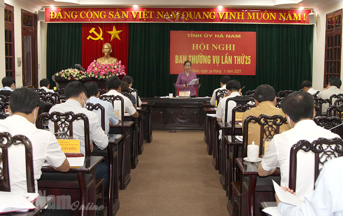 BTV Tỉnh ủy thảo luận về dự thảo các nghị quyết của Ban Chấp hành Đảng bộ tỉnh